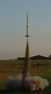 PML AMRAAM 3 Rocket Launching