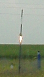 Hybrid Rocket Launch